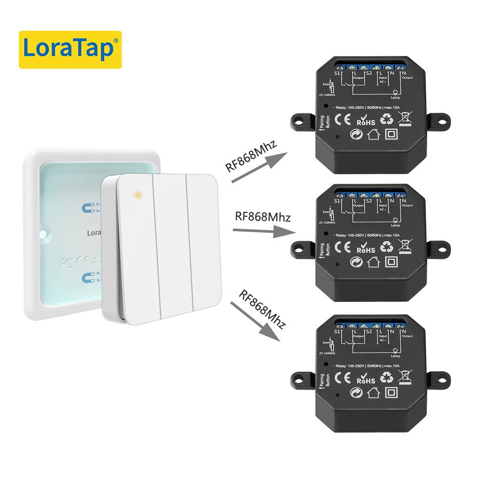 LoraTap - Set di prese radiocomandate